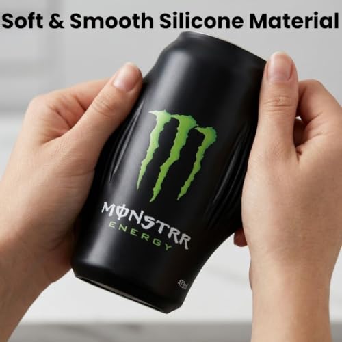 Image of TecoKart 3Pcs Beverage Can Sleeves Silicone Beer Can Cover 500ml Anti-Slip Elastic Can Wraps | Fits 500ml Soda & Beer Cans, Condensation Proof Grip & Reusable Protective Sleeve Set