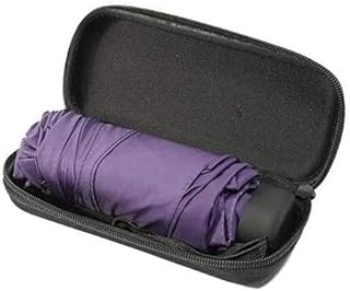 Paraguas Antiviento Paraguas De Bolsillo Paraguas Plegables De Moda Soleada Y Lluviosa, Paraguas Pequeño Parasol Paraguas Hombre Mujer (Color : Lila)
