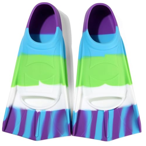 Foyinbet Kids Swim Fins Youth Short Blade Swimming Training Flippers XS