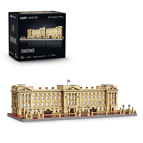 WANCHENG CADA Master C61501W Buckingham Palace Modell, 5604 Teile MOC Klemmbausteine Large Modular Castle, Kompatibel…