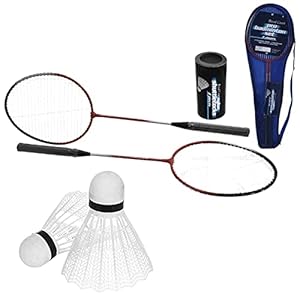 Guilty Gadgets 2 Players Badminton Set Pro Racket Shuttlecock Bag Garden Game – Suitable For Indoor & Outdoor Family…