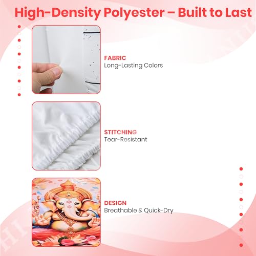 Image of Printed Split Ac Cover Combo Indoor Unit For 1.5 Ton Capacity AC, Inner Unit Ac Cover, All Weather Cover /Attractive Digital Prints /Dustproof /Water Resistant
