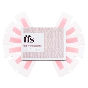 FFS Beauty Facial Hair Removal & Bikini Wax Strips (12 Pack) – Wax for Face, Eyebrow Wax Strips, Upper Lip Hair Remover, Cold Wax Hair Removal, Hair Removal Pads & Sensitive Skin Facial Waxing Strips
