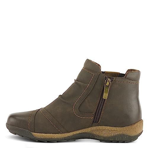 Spring Step Women’s Atella Bootie – Comfortable Low Heel Ankle Boot with Zipper Closure, Water Resistant, Shock Absorbent Sole, Vegan Friendly Everyday Use2