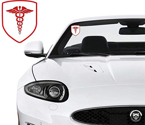 car Sticker Vinyl Car Doctor Sign Logo Emblem Badge Sticker Universal for All Cars & Bikes Pack of 1 (Badge)