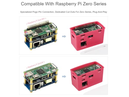 HUB USB PoE pour Raspberry Pi Zero avec boîtier et port Ethernet RJ45