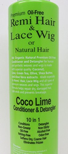 On Organic Natural Premium Oil-Free Weave & Wig Conditioner & Detangler Coco Lime 2 Oz #TOP1
