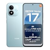 REDMI Note 17, Smartphone 4+128GB, Sky Teal, Batteria da 7700 mAh