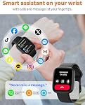 Smart Watch Men Women (Alexa Built-in), 1.83" HD Fitness Tracker, Bluetooth 5.3 Call, Heart Rate SpO2 Sleep Monitor, IP68 Waterproof, 100+ Sports Modes, Pedometer for iOS Android