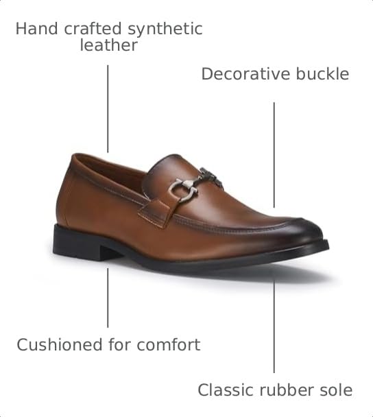 Image of Ferro Aldo Men's Premium Moc Toe Loafers | Casual & Dress Styles with Tassels & Horsebit Buckles