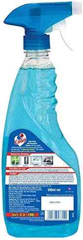 Colin Glass & Surface Cleaner Liquid Spray, Regular - 500 ml (Pack of 3)