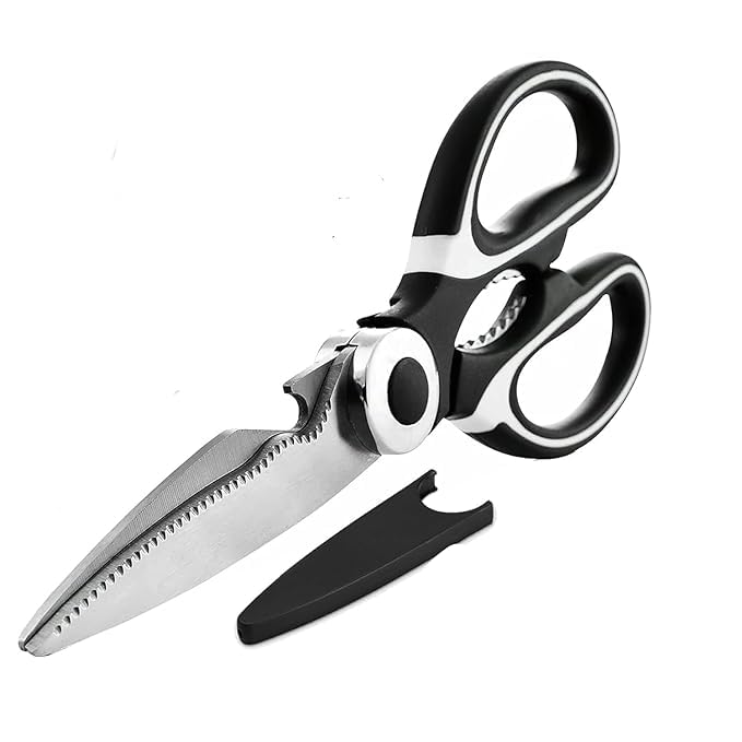 Anup Torda Multi-Purpose Kitchen Scissor Stainless Steel Heavy Household & Garden Scissors Nutcracker and Vegetable Peeler Small, Durable Cutting Tool for Meat, Poultry, Vegetables, Pizza and More (B0CYTF5ZHR) Amazon Price History, Amazon Price Tracker