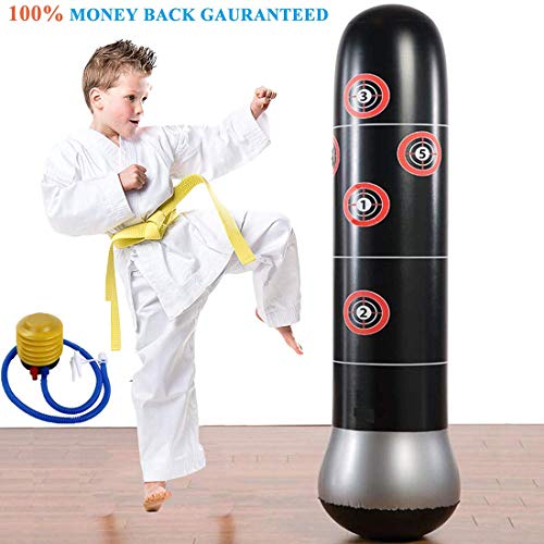 Eforoutdoor Fitness Punching Bag Heavy Punching Bag Inflatable Punching Tower Bag Freestanding Children
