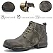 Psanfawq Mens Dress Boots Casual Oxfords Ankle Lace up Shoes Fashion Leather Chukka Business Boot Dark Green size 11 AF001-2