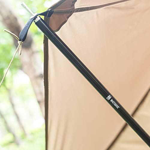 Image of OneTigris Lightweight Tent Poles, 2pc /Set, 7075 Aluminum Alloy, Adjustable & Extendable