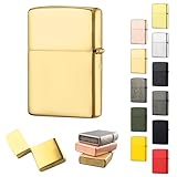 【COMPATIBILITÉ & PRATIQUE】 – Étui spécialement conçu pour s'adapter parfaitement aux briquets Zippo standard (sans insert). Léger et compact (5,7 x 3,5 x 1,3 cm), il glisse facilement dans la poche ou un petit sac.