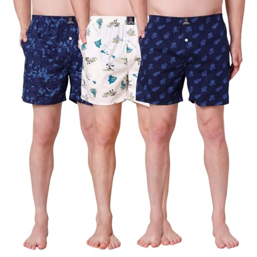 Image of Urban Scottish Ultra-Comfortable Men's Boxer Pants - 100% Cotton Material with A Stylish Print - Soft and Stretchy Elastic Waist Band - Dynamic Movement and Hardwearing Stitching - Breathable with A Gentle Snug Fit