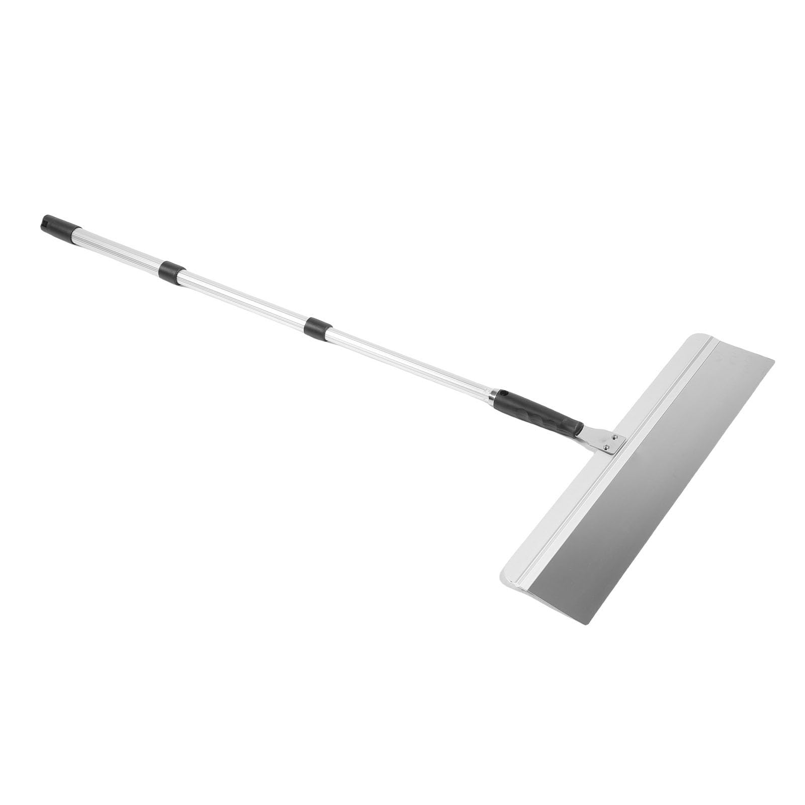 Fabater Escobilla De Goma De 24" Para AutonivelacióN, Herramienta TelescóPica Para Nivelar Pisos De Cemento, Herramienta De ConstruccióN Con Escobilla De Goma, Raspador Sin Dientes,