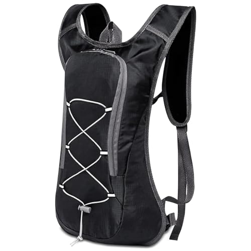 FGen Zaino Ultraleggero per Mountain Bike e Trekking - Impermeabile, Piccolo, Sportivo per Ciclismo, Campeggio, Corsa - per Uomo e Donna