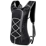 FGen Mochila Deportiva Ultraligera para MTB y Send...: Material de alta calidad: la pequeña mochila ligera para bicicleta mide 43 x 28 x 8 cm y pesa 0,3 kg. Hecho de tela de nailon resistente al desgaste y cremallera metálica resistente, es resistente al desgarro, duradero y tiene una larga vida útil. Mo...