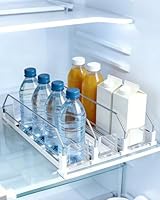 SZEBISOA Organizer Frigorifero 3 File per 12 lattine, organizzatore per Frigorifero Automatico 31&times;25 cm, Porta Bevande per Frigorifero e Porta lattine per Frigorifero