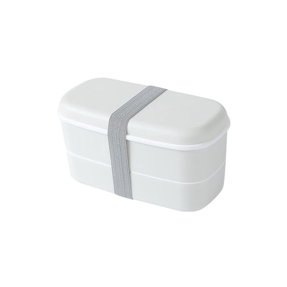 Contenitore per Il Pranzo a Due Strati, Impiegato, Studente, Portatile, per Esterni, a Prova di perdite, Contenitore per Alimenti, Accessori da Cucina (Wit)