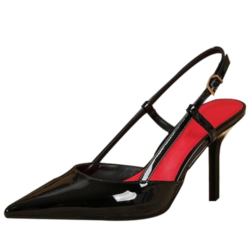 Escarpins talon kitten en cuir véritable d'une élégance remarquable