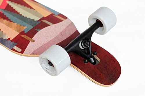 VOLADOR 42inch Freeride Longboard Complete Cruiser ( Drop Through Deck - Camber concave )(Bear)