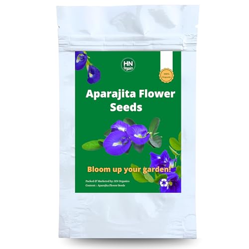 Image of Aparajita Blue Flower Seeds for Home | Garden | Trellis | High Germination Rate (Aparajita Flower)
