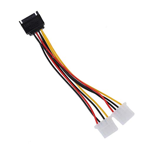 Cable adaptador IDE 4 pines a SATA 15 pines miniatura 2