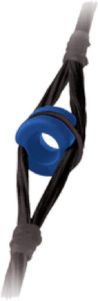 Truglo Posi Pro XS Unisex Adult Peep Sight Pulleys, Blue and Black