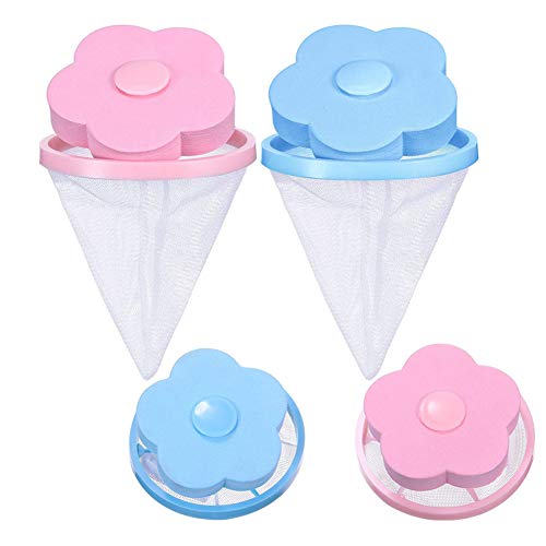 DierCosy Lavadora Filtro de contenidos Web 4 Piezas en Forma de Flor...