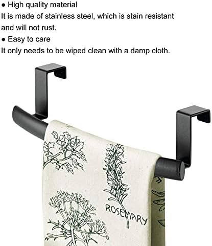 Miniatura 7 de 2 ganchos de acero inoxidable para colgar en la puerta, 9.1 in