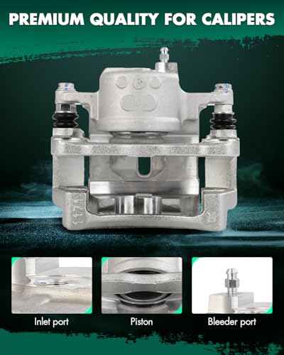 Image of SCITOO Front Brake Calipers With Bracket 19B6272 19B6273 Fit For Lexus CT200h 2011-2017, Toyota Corolla 2020-2022, Prius 2010-2022, Prius Plug-In 2012-2015