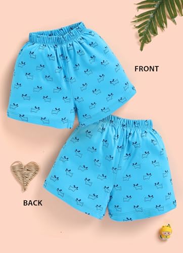Image of LuvLap Baby Boys & Girls 100% Cotton Shorts Set Pack of 5