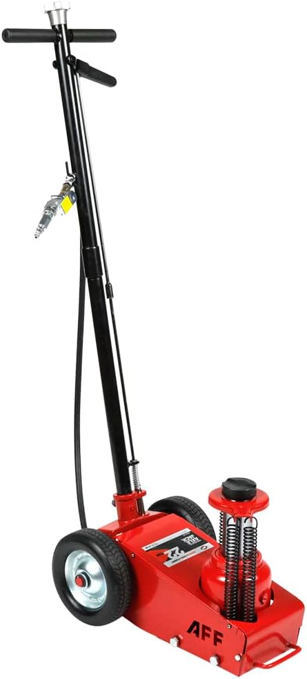 AFF 22 Ton Axle Jack - Single Stage Air Assist Hydraulic Truck Jack with 3 Piece Extension Kit