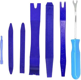 7pcs Trim Removal Tool, Trim Panel Tools – Door Panel Removal/Trim Tool for Car Dash Radio Audio Installer with Instruction Manual