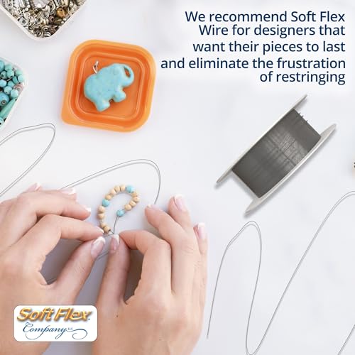Soft Flex STW02430SLV 49 Strand Stringing Wire - Flexible Braided - Heavy 0.24 Diameter - Jewelry Making Bead Wire thumb #2