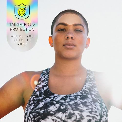 Sun Patch Reusable Forehead and Neck Sunblock Patches - 100% Silicone Sunscreen for UV Protection, Face Stickers With UPF 50 - 1 Pack/2 Patches, Sunkiss (Nude) for Golf, Surf, Swim, Ski