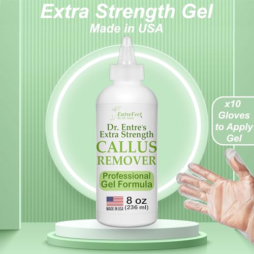 image for EntreFeet Dr. Entre's Callus Remover Gel Kit for Feet: Foot File, Pumi
