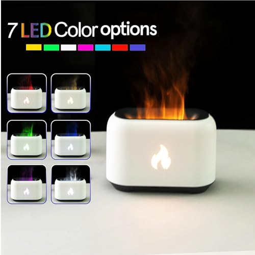 Diffuseur d'arômes effet flamme avec brume 3D, l'idée cadeau relaxation - 6