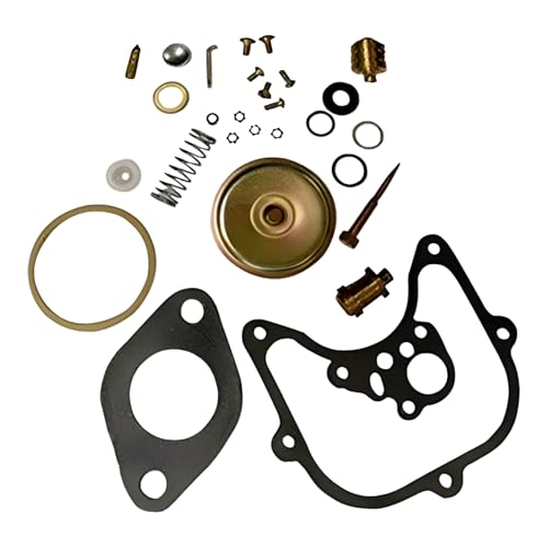 Carburetor Kit CKPN9590B HCK02 Compatible with Ford Tractor 231 335 445 531 540 2000 3000 4000/SU 2600 3600 4600 2310 2610 2810 Compatible with Holley Carburetor R4119 R4120 R4111 R855