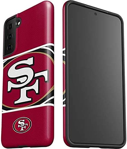 Skinit Pro Phone Case Compatible with Galaxy S21 FE - Officially Licensed NFL San Francisco 49ers Zone Block Design