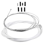 Kit de cable de freno: este kit de carcasa de cable de freno de bicicleta es adecuado para bicicletas de montaña como de carretera, cable de bicicleta