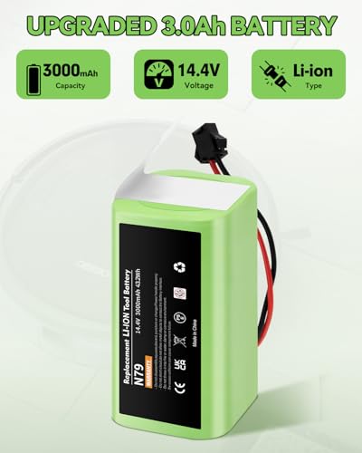 image for Bonadget PA04 14.4V for Eufy Battery Replacement for Eufy RoboVac 11S 