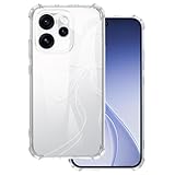 OAGELIM Case Compatible with Oppo Reno 15 Pro 5G Global Case Shockproof TPU Soft Flexible Gel Protective Phone Cover with Anti-Scratch & Military-Grade Anti-Drop (Clear)