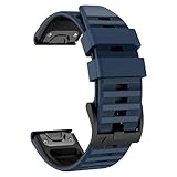 OVERSTEPara Fenix 6X, 26mm Correa De Silicona Suave Para Fenix7X Pro/Fenix 7X/Fenix 6X/6X Pro Fenix 5X/5X Plus Fenix 3/3 HR