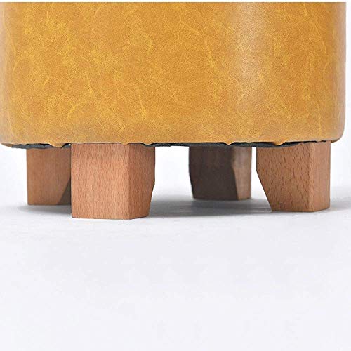 Tabouret de changement de chaussure en bois pour entrée rangée
