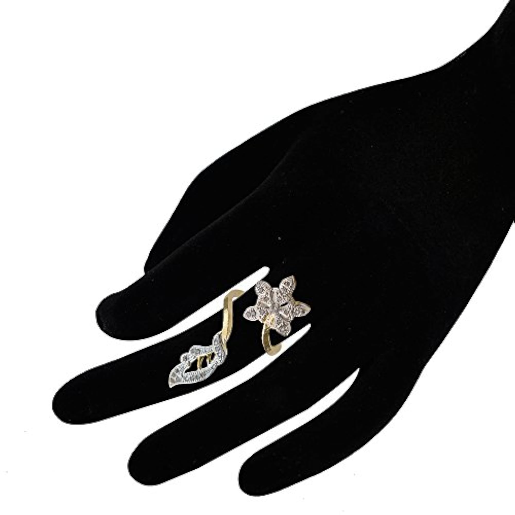 Adjustable American Diamond Ring - Sparkle with Elegance!