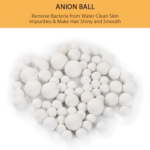 Vicloon Mineralkugeln, 18 Packungen Duschkopf, Filtersteine Wirken Antibakteriell, Anti-Kalk-Ersatz, Mineral, Duschbälle, Negative Lonen, Mineral, Duschbälle, Ionenfilternd